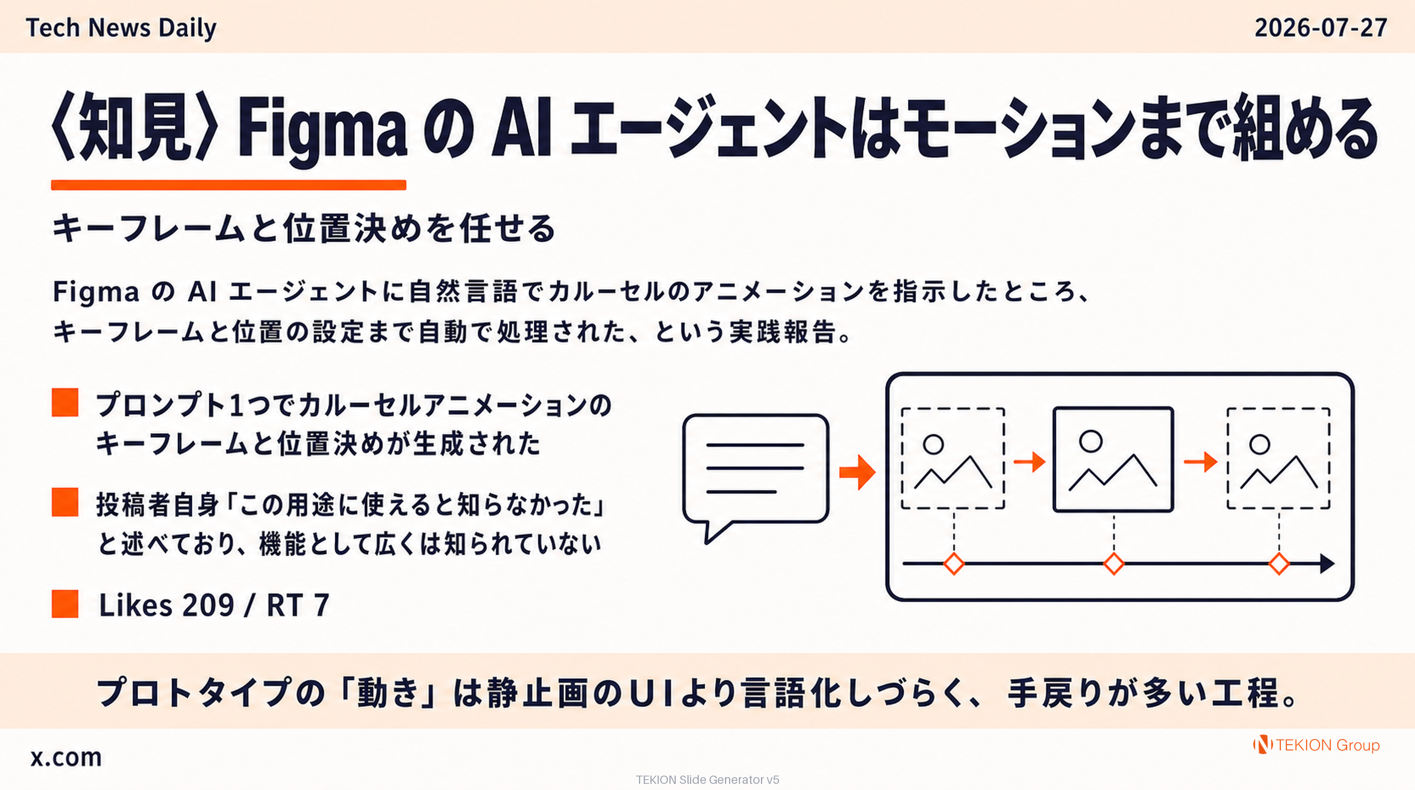 〈知見〉Figma の AI エージェントはモーションまで組める — キーフレームと位置決めを任せる