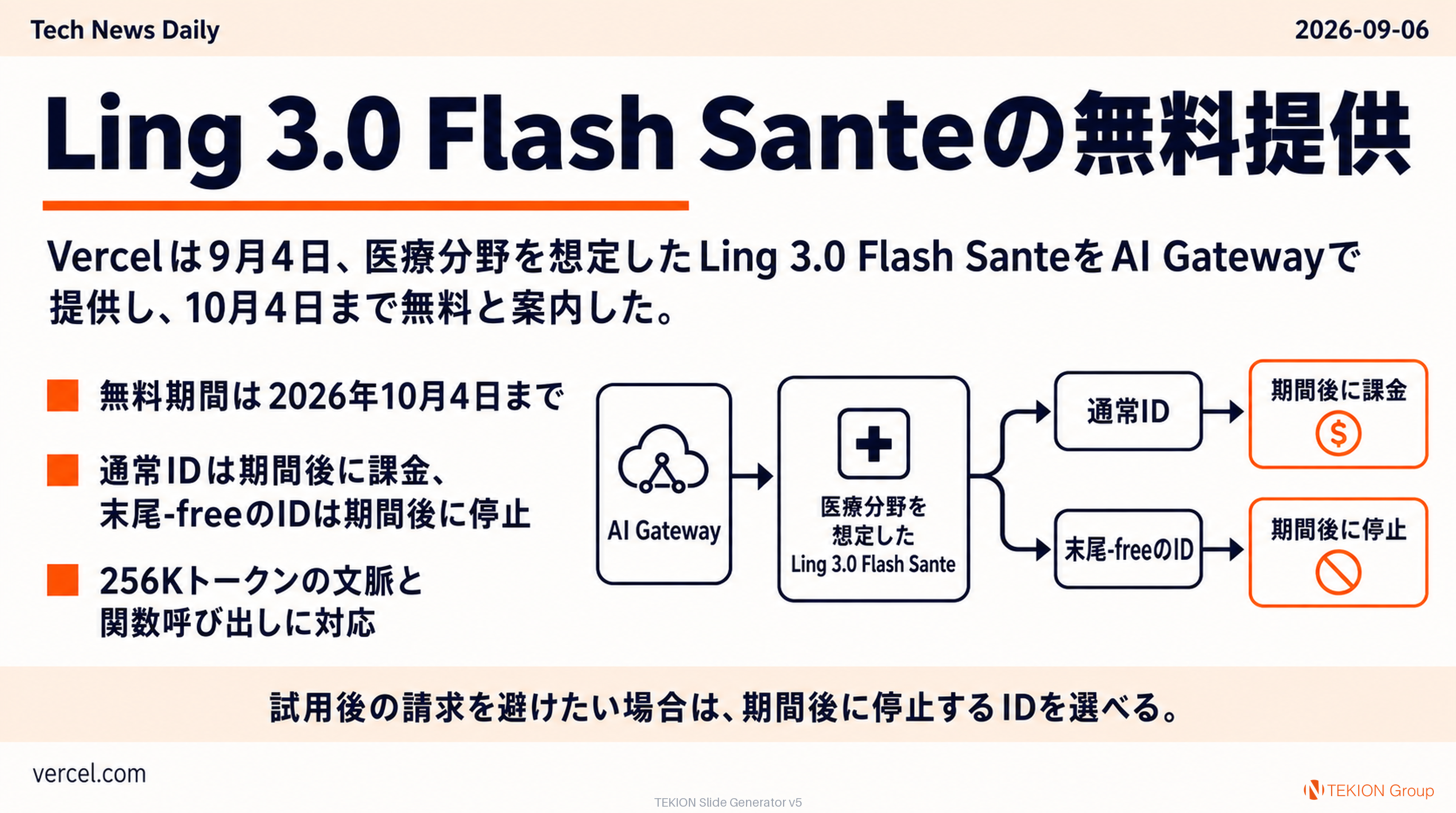 Ling 3.0 Flash Santeの無料提供