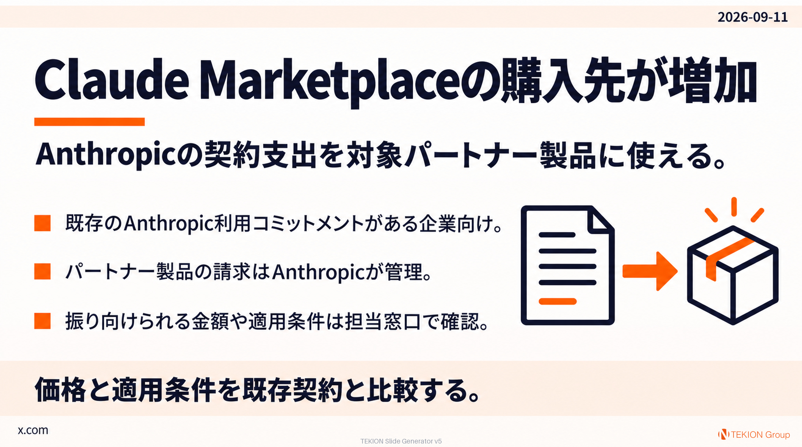 Claude Marketplaceの購入先が増加