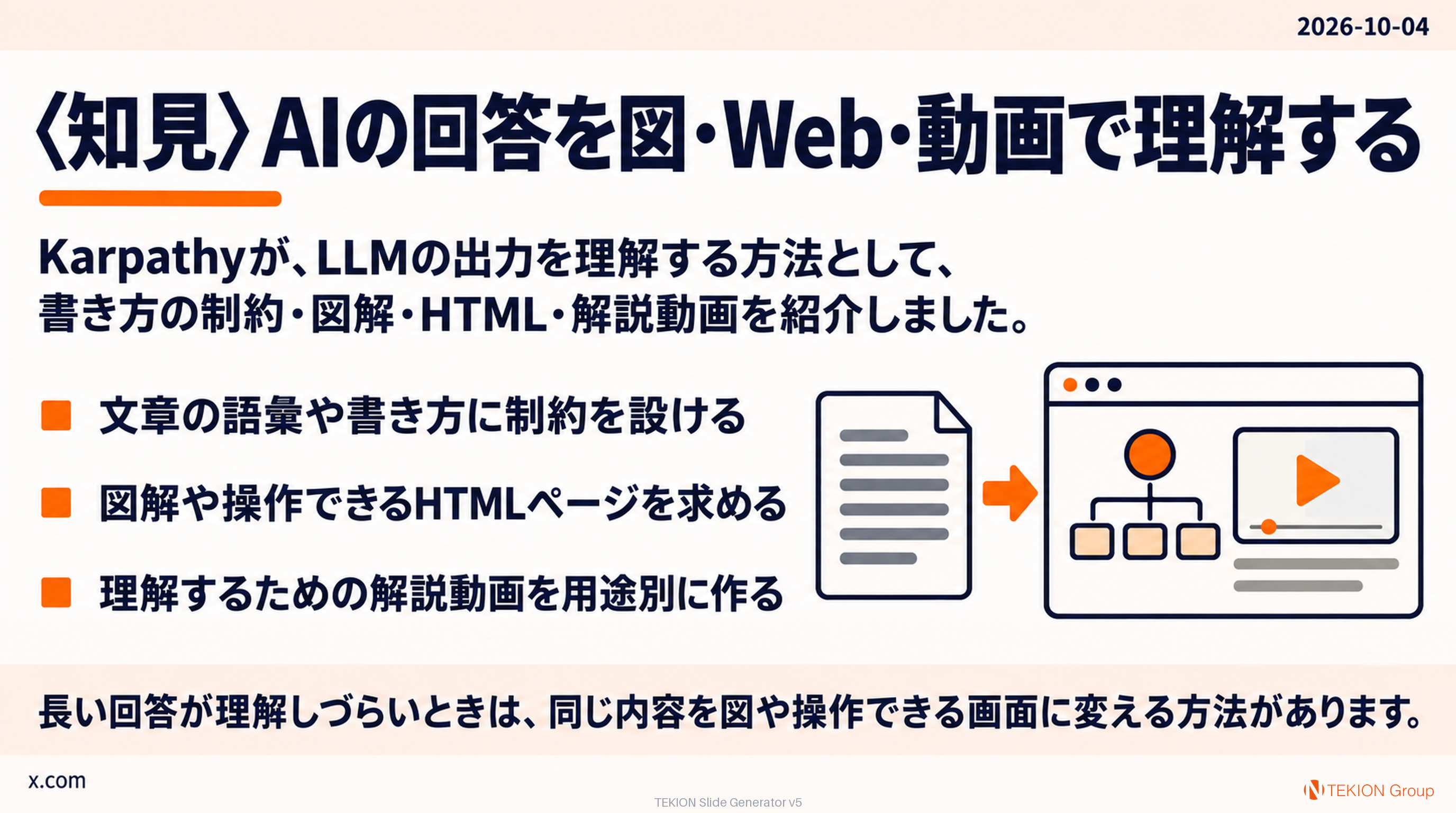 〈知見〉AIの回答を図・Web・動画で理解する