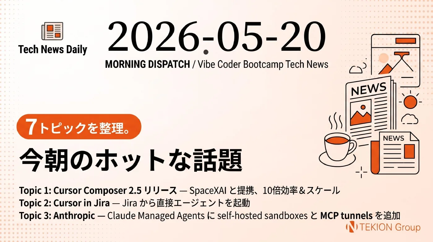 2026-05-20 AIエージェントニュース スライド1/9
