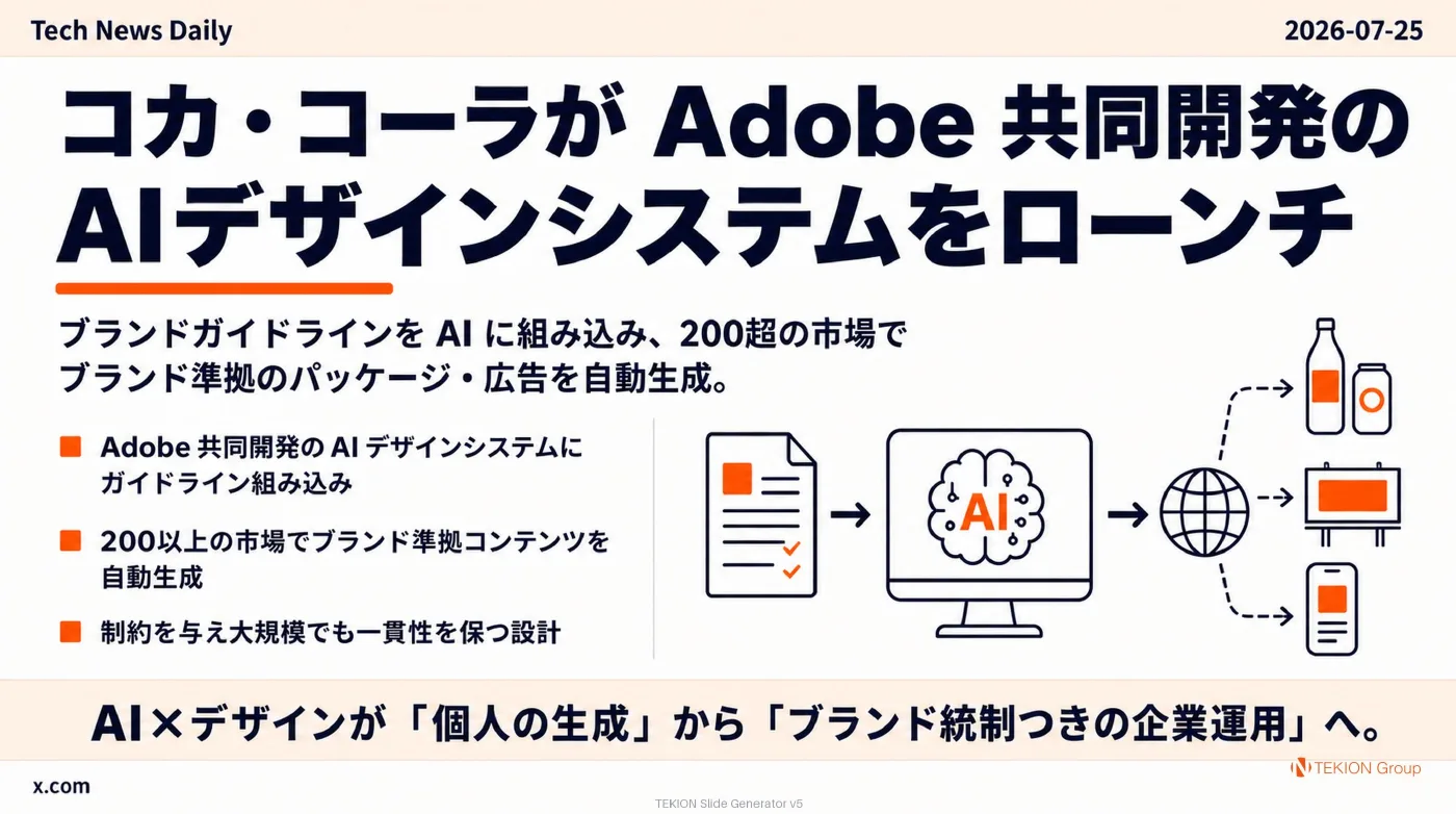 2026-07-25 AIエージェントニュース スライド9/10