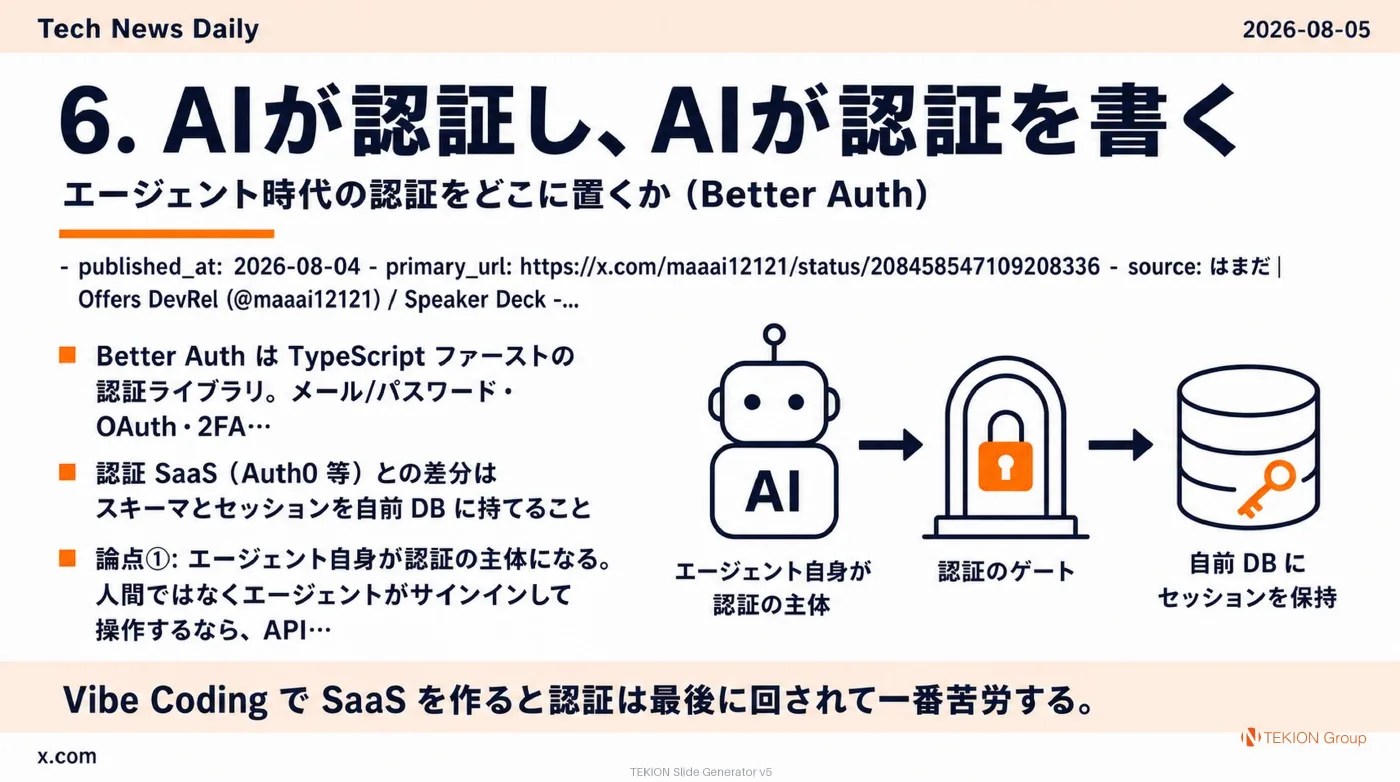 2026-08-05 AIエージェントニュース スライド7/10
