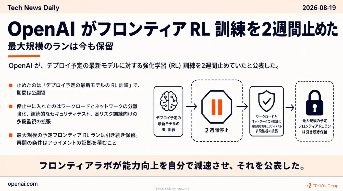 2026-08-19 AIエージェントニュース スライド3/10
