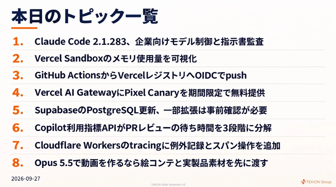 2026-09-27 AIエージェントニュース スライド10/10