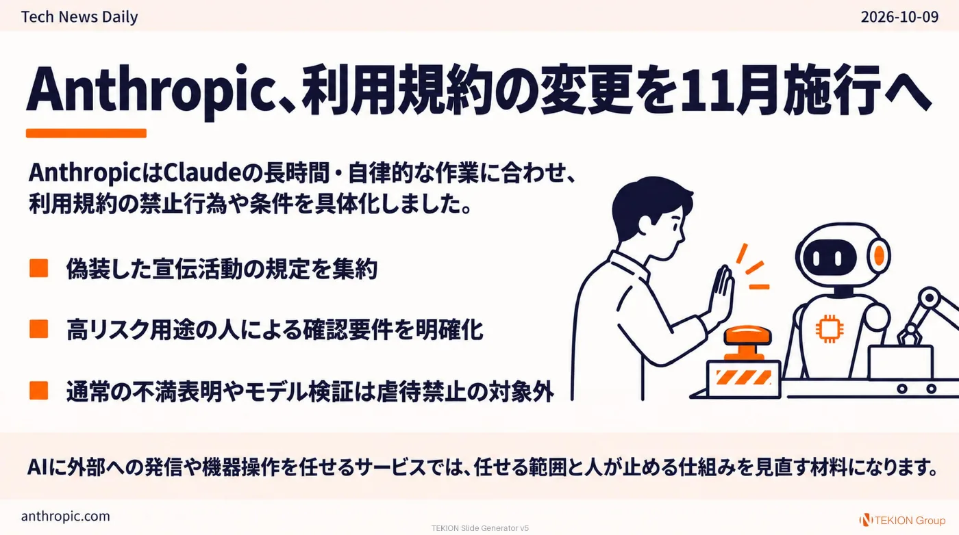 2026-10-09 AIエージェントニュース スライド7/8